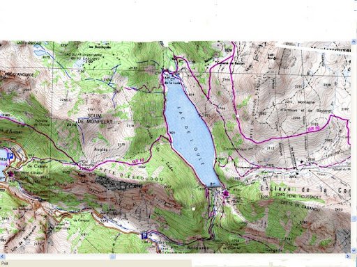 Carte Lac de l’Oule