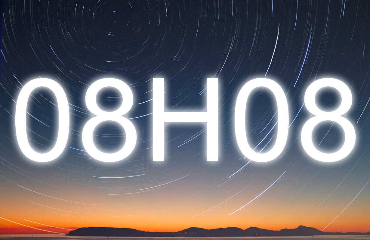 Heure miroir 08h08
