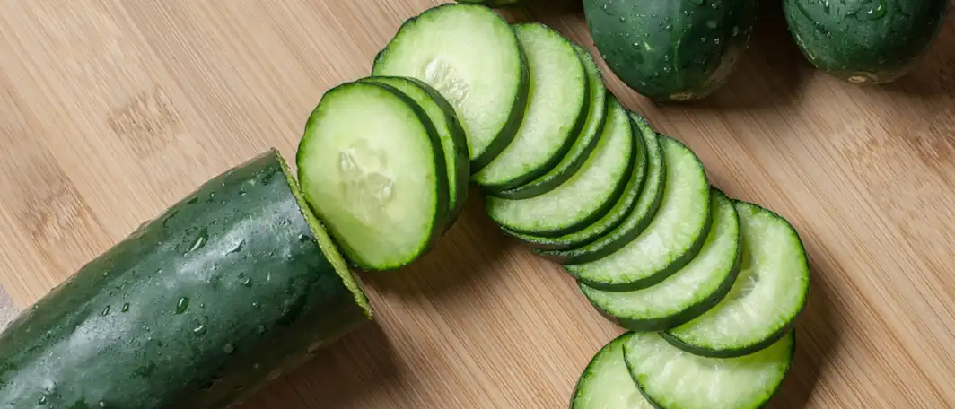 Peau du concombre comestible