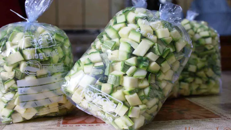 congeler le concombre