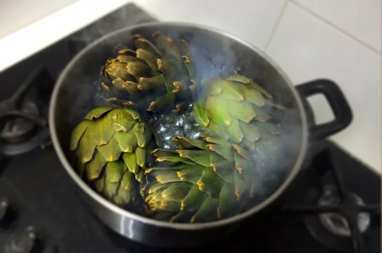 Eau de cuisson des artichauts