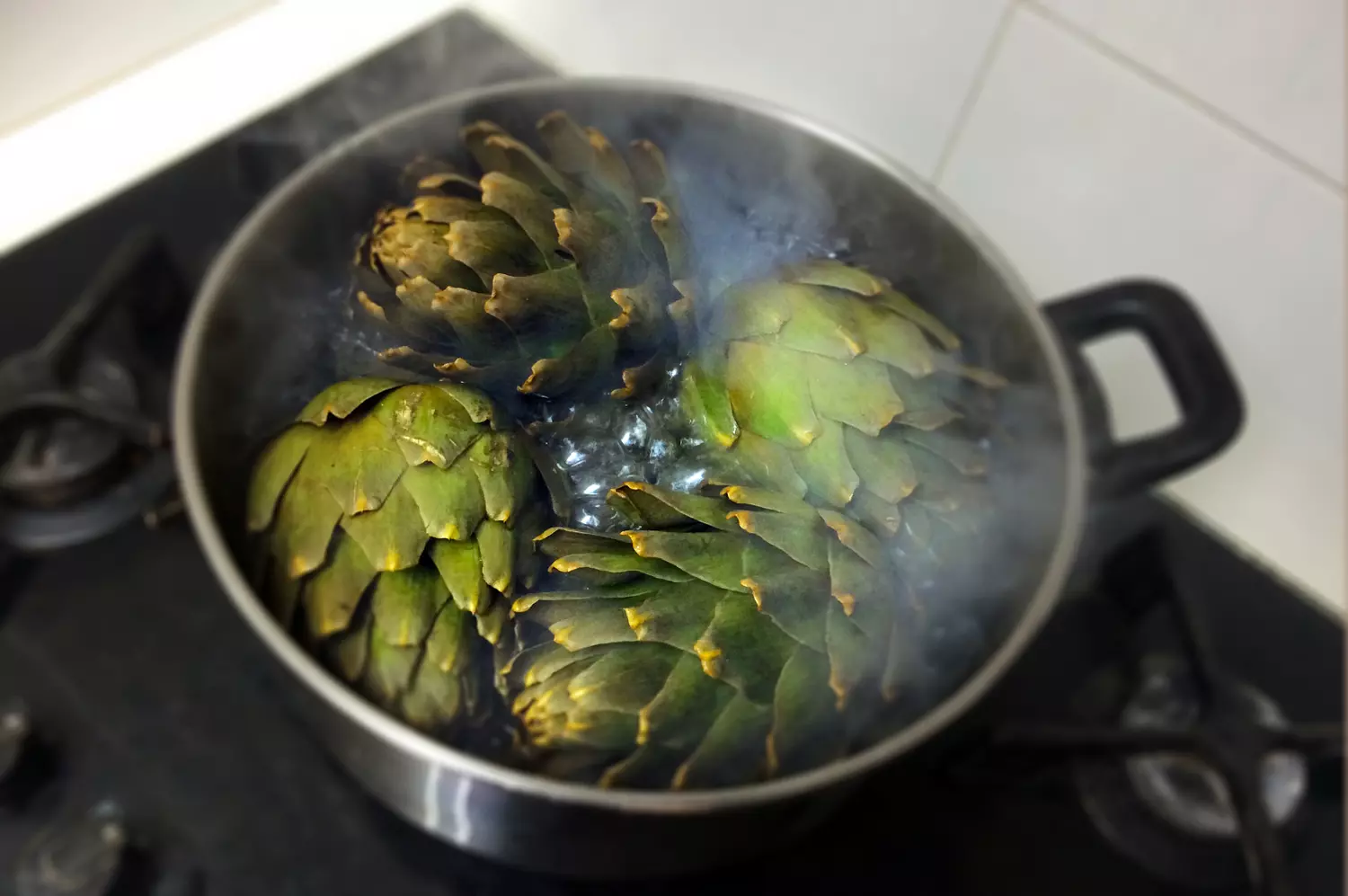 Eau de cuisson des artichauts