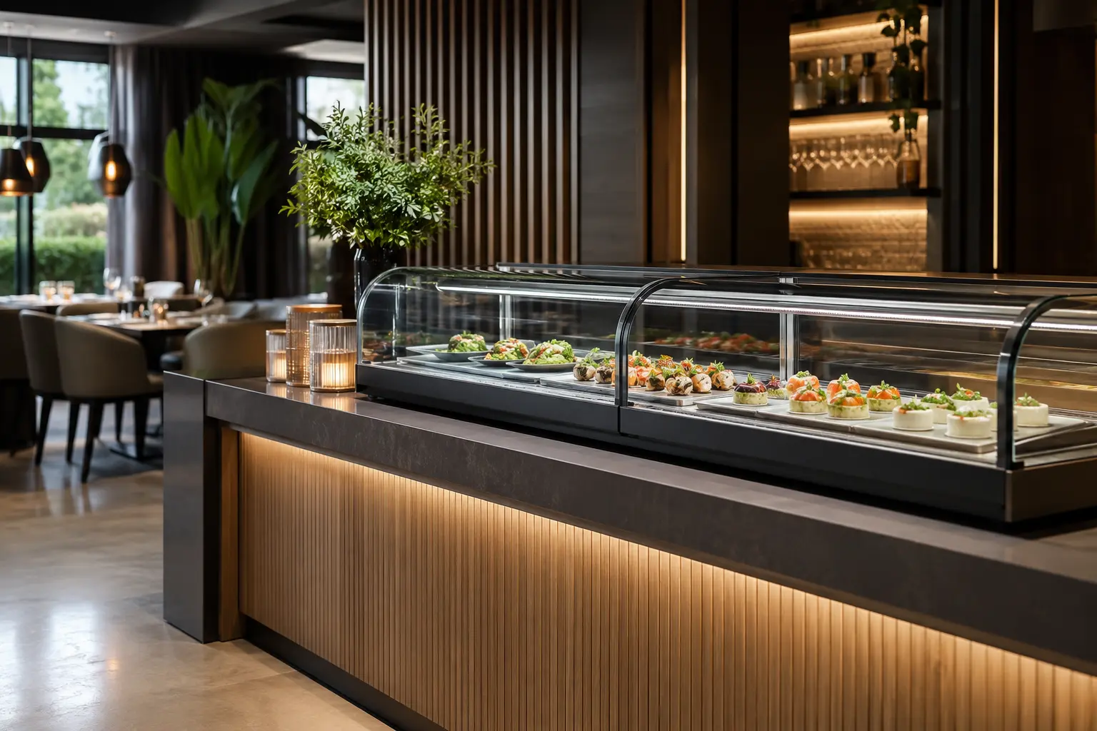 Vitrine réfrigérée professionnelle