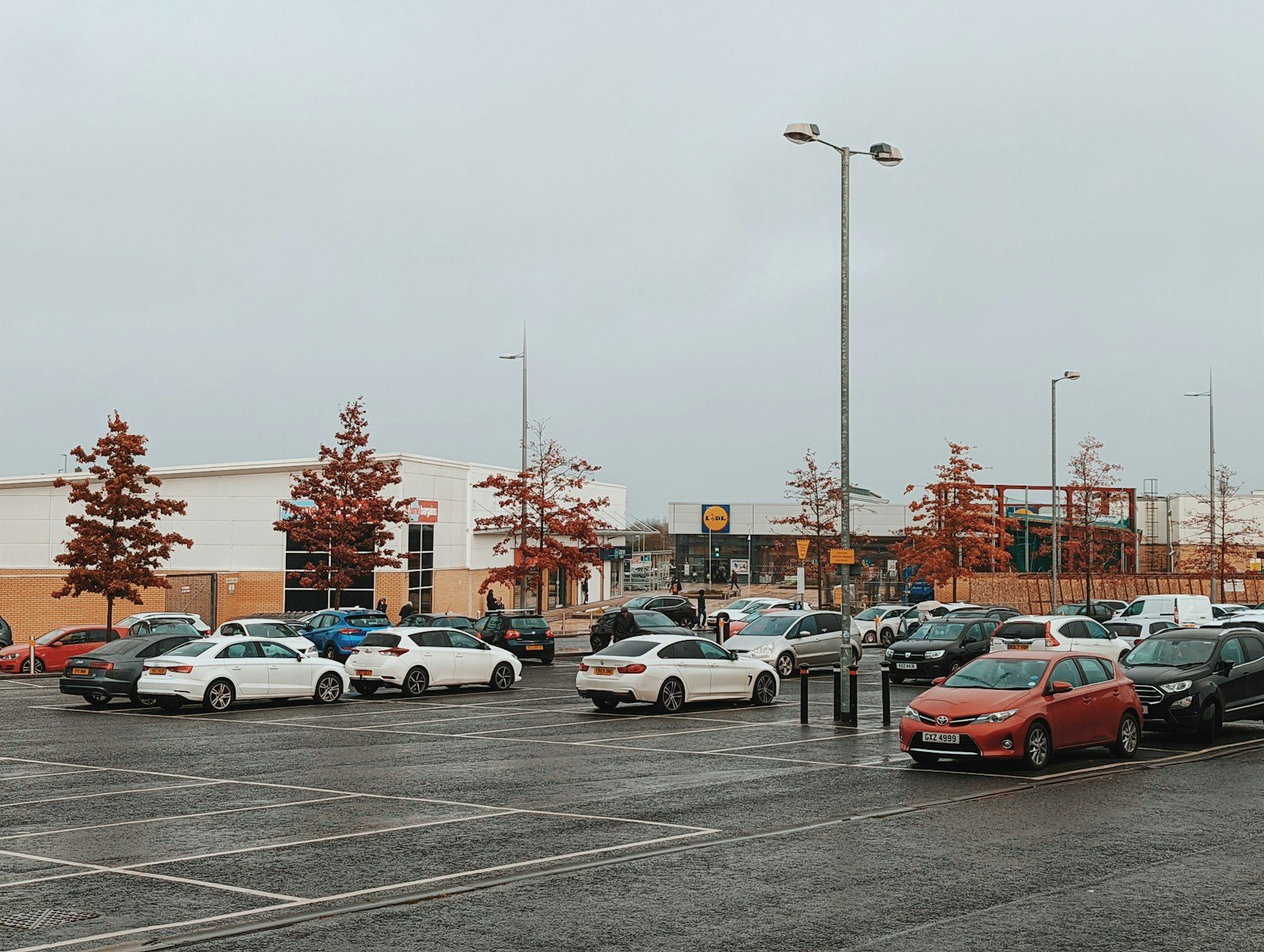Retrait des courses au drive d'un supermarché