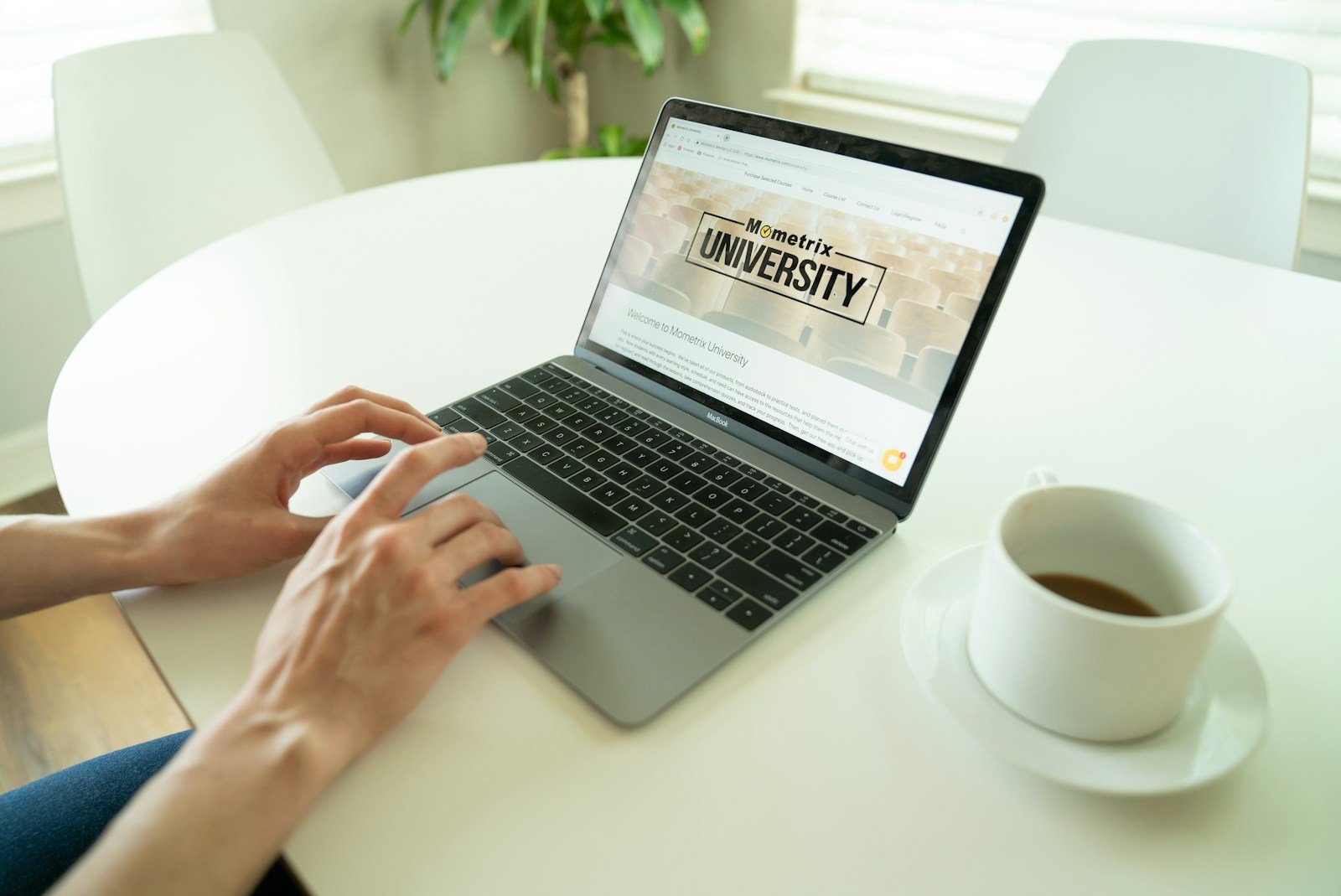 Saisie des identifiants sur la page de connexion d'un portail universitaire