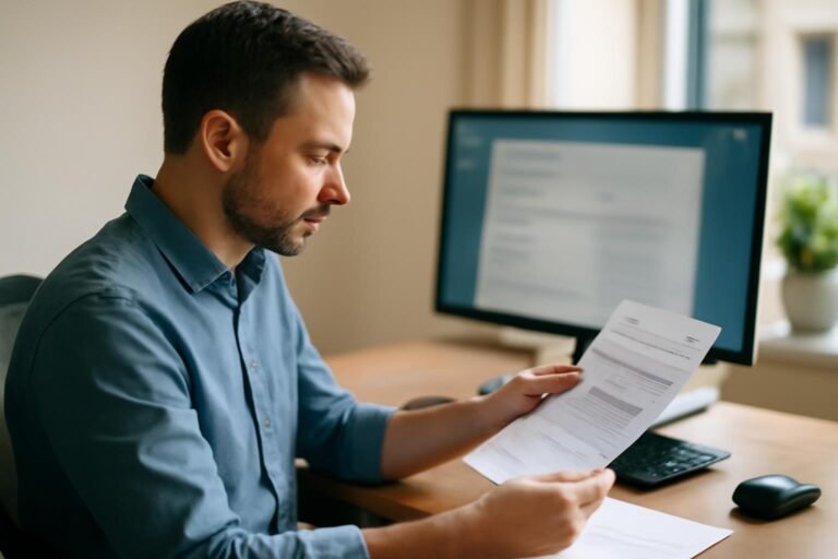 Salarié consultant ses bulletins de paie dans son coffre-fort numérique RH